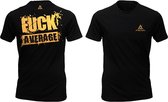 T-Shirt - Fuck Average (Black/Gold) S