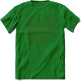 Hart - Valentijn T-Shirt | Grappig Valentijnsdag Cadeautje voor Hem en Haar | Dames - Heren - Unisex | Kleding Cadeau | - Donker Groen - S
