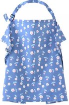 Il BAMBINI - Vêtement d'allaitement - Vêtement d'allaitement - Vêtement de protection pour l'allaitement - Fleurs Blauw