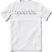 Zonnetje - Valentijn T-Shirt | Grappig Valentijnsdag Cadeautje voor Hem en Haar | Dames - Heren - Unisex | Kleding Cadeau | - Wit - S