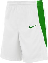 Nike team basketball stock short junior wit groen NT0202104, maat 164