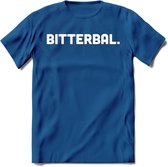 Bitterbal - Snack T-Shirt | Grappig Verjaardag Kleding Cadeau | Eten En Snoep Shirt | Dames - Heren - Unisex Tshirt | - Donker Blauw - M