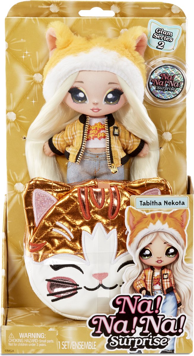 Na! Na! Na! Surprise 2-in-1 Pom Pop Tabitha Nekota - Glam Serie 2 - Modepop