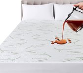 Utopia Bedding Bamboe - Waterdichte Matrasbeschermer hoeslak - hoeslaken - 180x200x30 cm - Premium Matrashoes - Rondom Elastiek