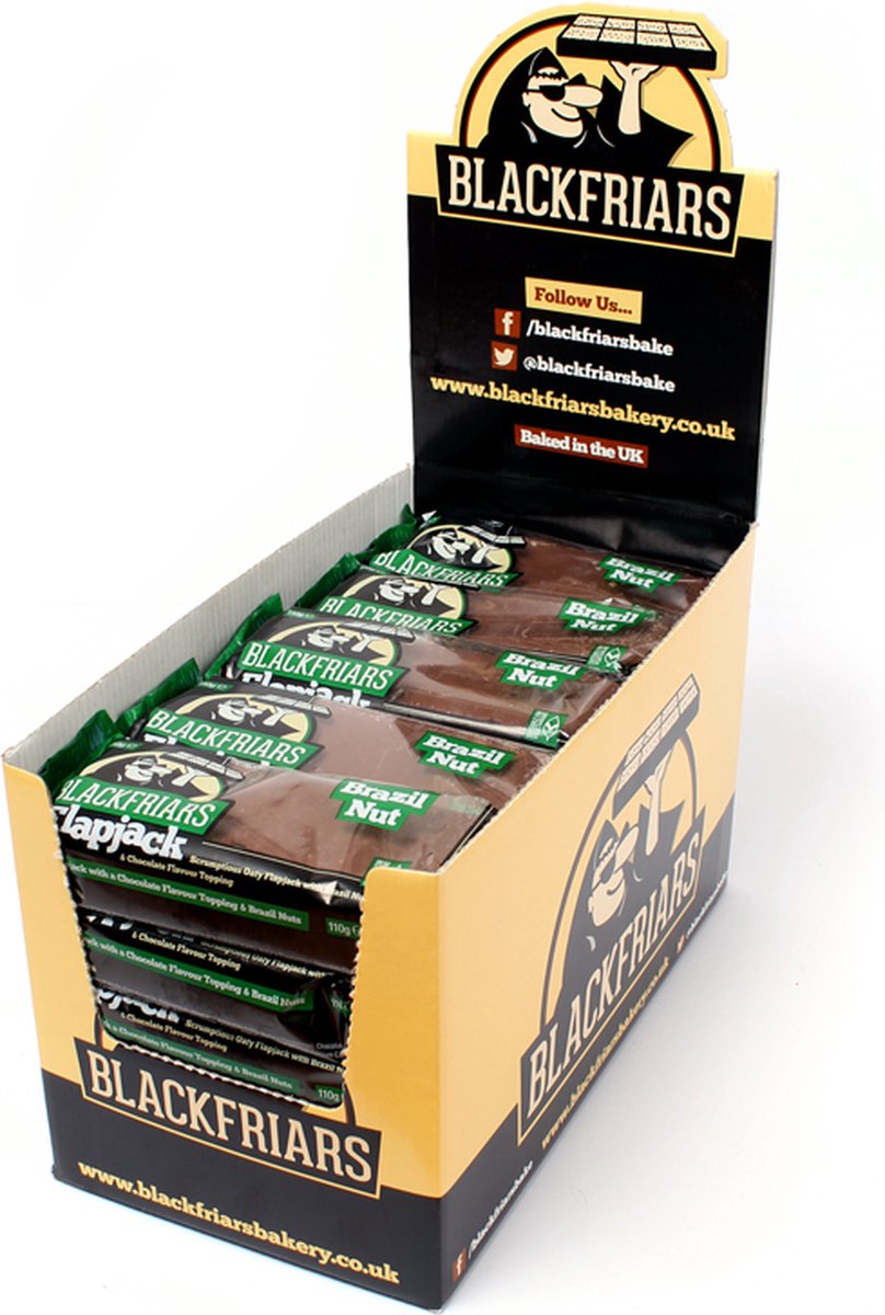 Goedkoopste Flapjacks 25x 110gr Brazil Nut