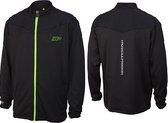 Mens F/Z Sweat with Mesh Trim Black (MPSWT523) S