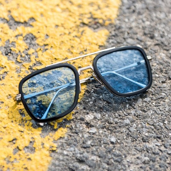 WiseGoods Luxe Zonnebril Tony Stark Bekend Van Iron Man - Retro - Zonnebrillen - Zomer - Bril - Brillen - Kleding Accessoires — afbeelding 3