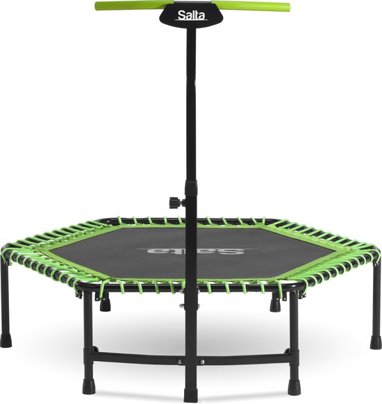 Salta Fitness - Fitness trampoline met handvat - ø 128 cm - Groen | bol.com