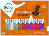 Galler Mini bâtons puur-melk-wit assortiment 18stuks x 12g