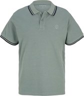 TOM TAILOR overdyed polo Heren Poloshirt - Maat L