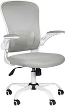 Bureaustoel - Ergonomische stoel - Kantoor - Stof - Grijs - 47x60x58 cm