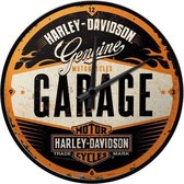 Nostalgic Art Wandklok Harley Davidson Garage
