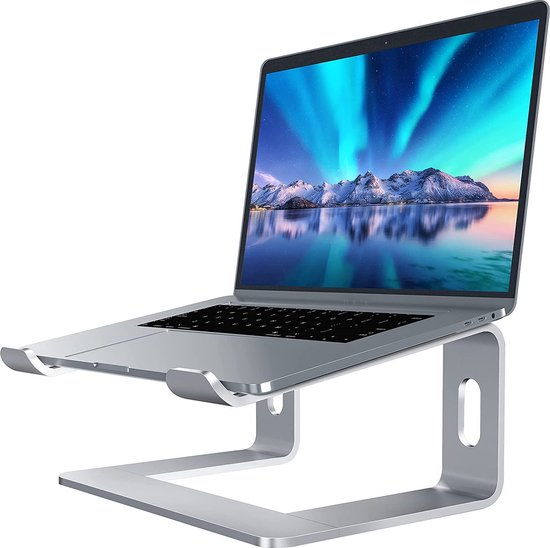 Foto: Luxebass laptophouder computer verhoging zilver laptop standaard houder 10 tot 15 6 inch notebook standaard lb562