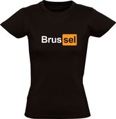 Brussel Dames t-shirt | Anderlecht | Zwart