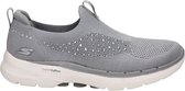 Skechers Go Walk 6 dames instapper - Grijs - Maat 40