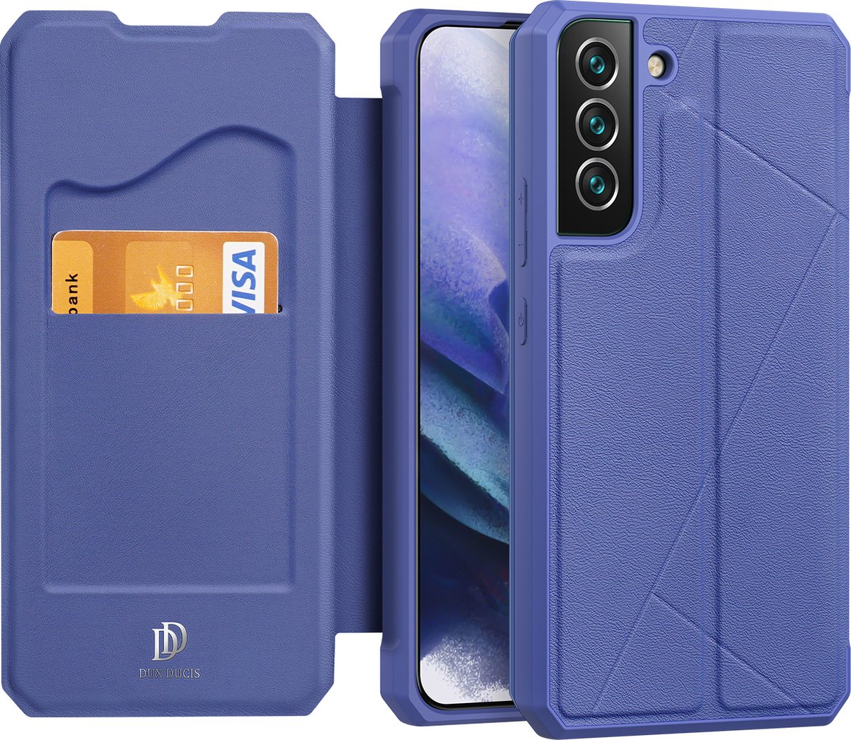 Dux Ducis - Hoesje geschikt voor Samsung Galaxy S22 Plus 5G - Skin X Case - Donker Blauw