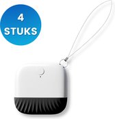 Helco SmartTags – AirTag - Bluetooth Tracker - Sleutelvinder - 4 stuks - Zwart