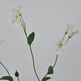 Fabulous Flowers - 2,0 sts campanula wit - zijden klokjesbloem