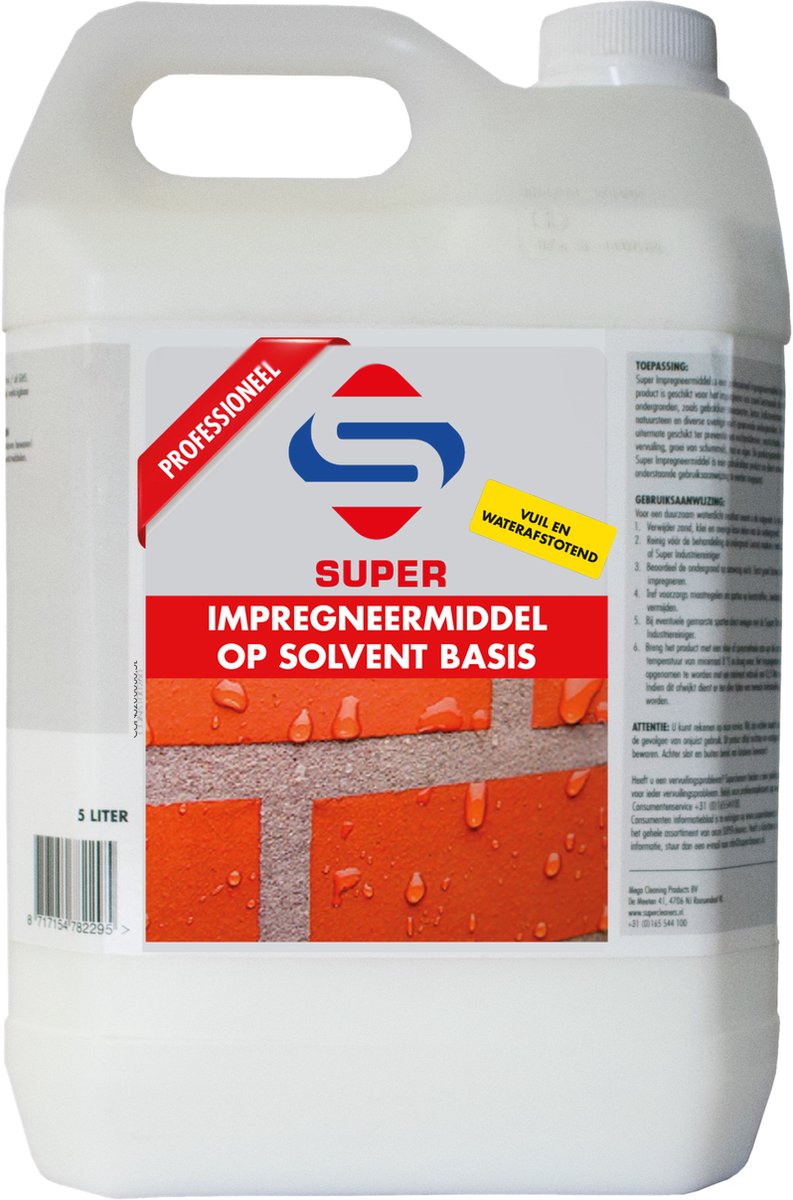 SuperCleaners - Gevel impregneermiddel - solvent basis - 5L