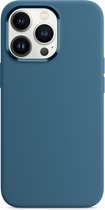 Siliconen hoesje met MagSafe voor iPhone 13 Pro - IJsblauw