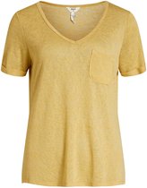 Object T-shirt Objtessi Slub S/s V-neck Noos 23023816 Cocoon Dames Maat - M