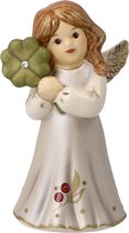 Goebel - Kerst | Decoratief beeld / figuur Engel veel geluk | Aardewerk - 9cm - met Swarovski