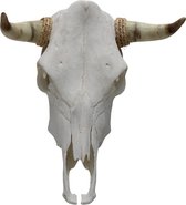 Western decoratie runder skull stierenschedel nr 5 Mexico