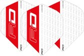 Red Dragon Hardcore XT White Red - Dart Flights