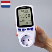 Riefco Energiemeter verbruiksmeter  - Gecertificeerd - Elektriciteitsmeter - Energiemeter - Wit