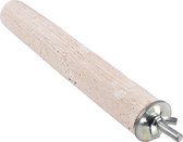 Duvo+ calcium vogelzitstok l - 25x4cm wit