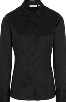 ETERNA dames blouse slim fit - zwart - Maat: 36