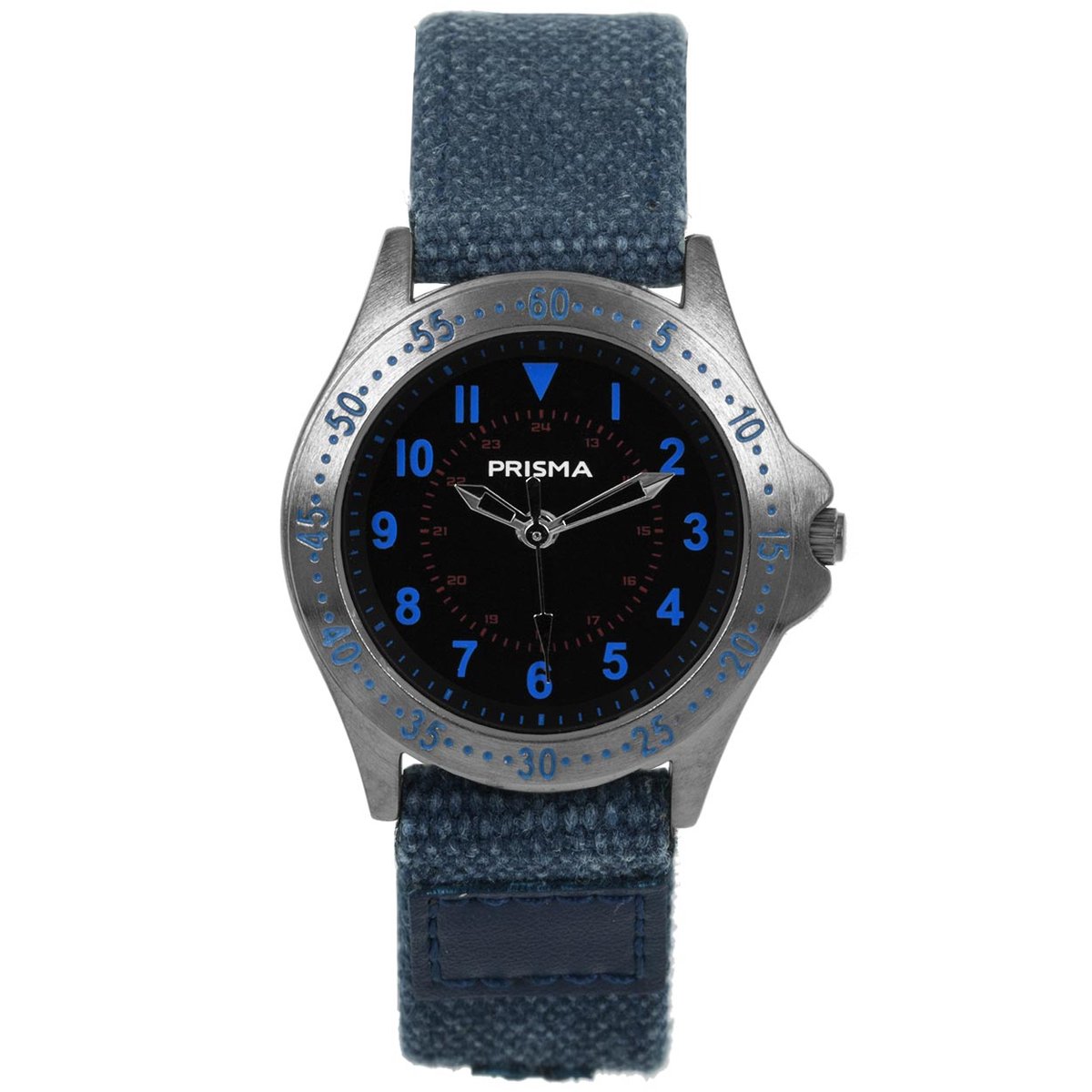 Prisma Kids horloge Bolk Blauw Canvas CW.256