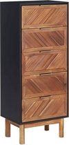 Furnibella – Dressoir 45x32x115 cm massief acaciahout en MDF