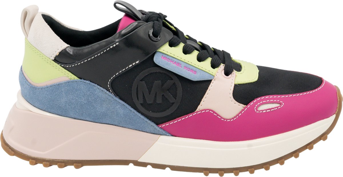 Michael Kors Theo Trainer Dames Sneaker - Zwart Multi - Maat 39