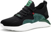 Veran Veiligheidsschoenen - Werkschoenen - Sneakers - Sportief - Stalen Neus - Anti Slip - Ademend - Anti Perforatiezool - Hoge Kwaliteit - Heren - Dames - Zwart - Groen - 41