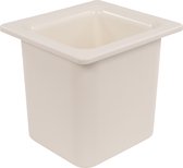 CM110502 Carlisle Coldmaster 6 Diepe Voedselpan met hoge capaciteit Zesde maat 1,7 qt - Wit