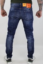 Heren slim fit jeans DSQRRED7 Biker Spots