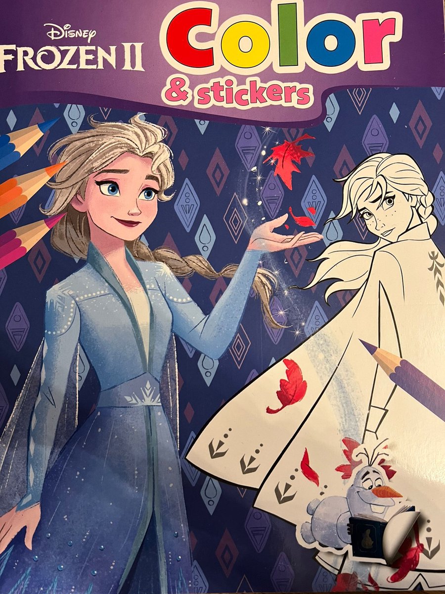 kleurboek Frozen 2 met stickers