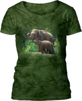 Ladies T-shirt Asian Elephant Bond M