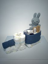 Marsha's Gifts Luiertaart Kraamcadeau trein blauw jongen