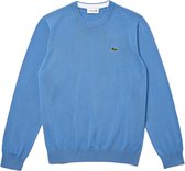 Lacoste Organic Cotton Crew Neck Sweater - Sporttruien - blauw - maat L