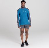 Dare 2B, Power Up Thermoregulating Heren Sportpullie, Blauw/Grijs, Maat M