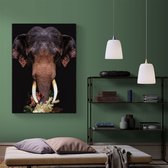 Poster Asian Elephant - Papier - Meerdere Afmetingen & Prijzen | Wanddecoratie - Interieur - Art - Wonen - Schilderij - Kunst