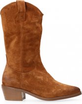 Van Dalen - HALF HOGE SUEDE LAARS - Cognac - 39