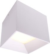 KapegoLED Surface mounted ceiling lamp, Sky LED, bulb(s) included, warmwhite, constant voltage, 220-240V AC/50-60Hz, power / power consumption: 10,00 W / 11,90 W, aluminum, white,
