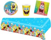 Spongebob feestpakket | feestartikelen kinderfeest voor 10 kinderen
