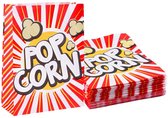 48 x  Popcorn zakjes - Uitdeelzakjes - Popcornzak - Snoepzak