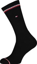 Tommy Hilfiger Iconic Sport Socks (2-pack) - heren sportsokken katoen - zwart - Maat: 47-49