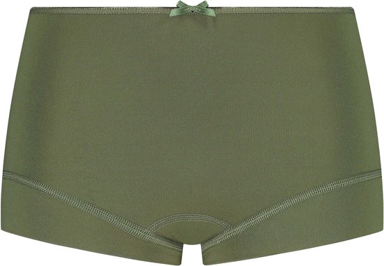 RJ Bodywear Pure Color dames short - donkergroen - Maat: L