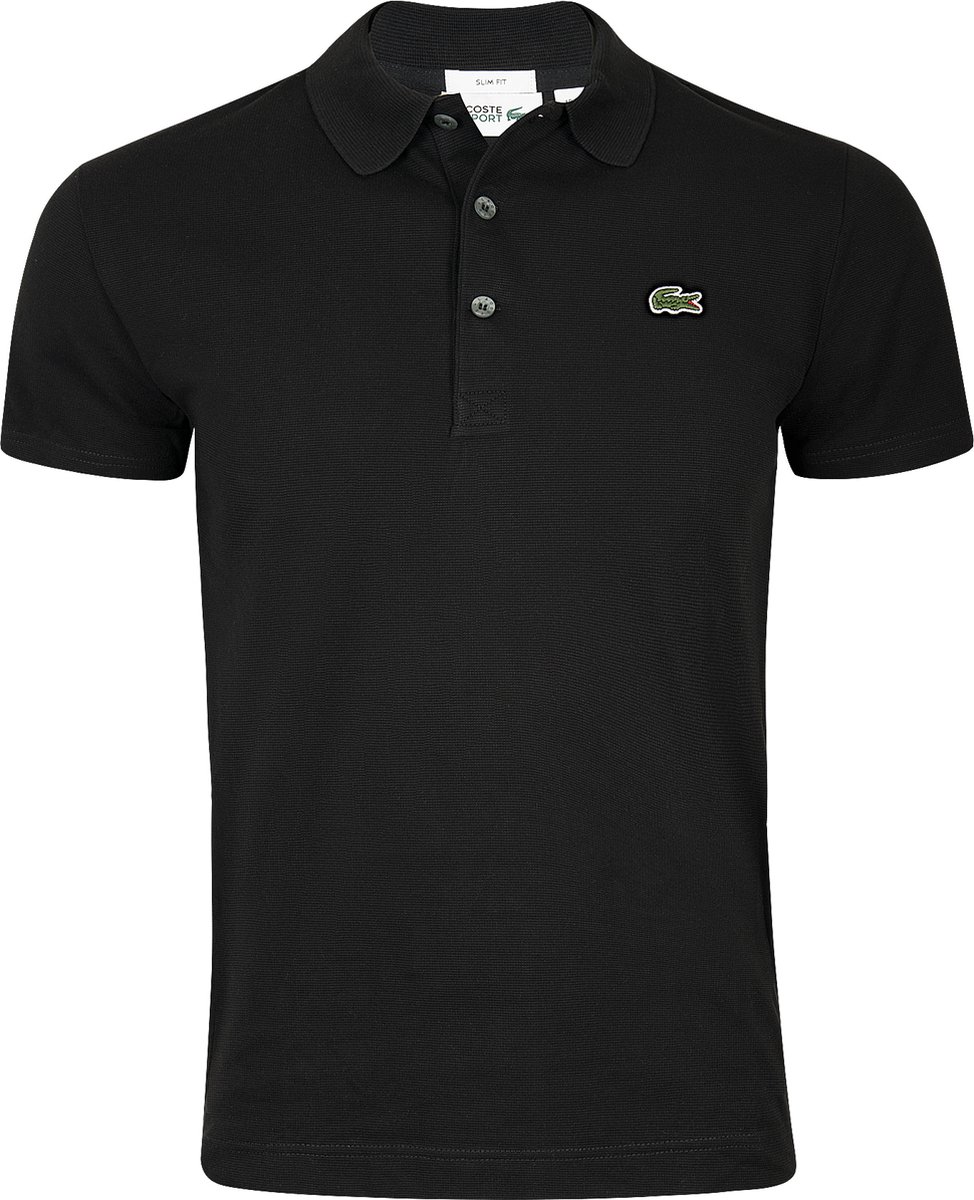 Lacoste Black Light Jersey Polo Shirt Heren Sportpolo casual - Maat L -  Heren - zwart | bol.com